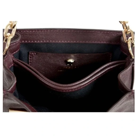 Versace Metallic Crossbody Inserts Leather Bag